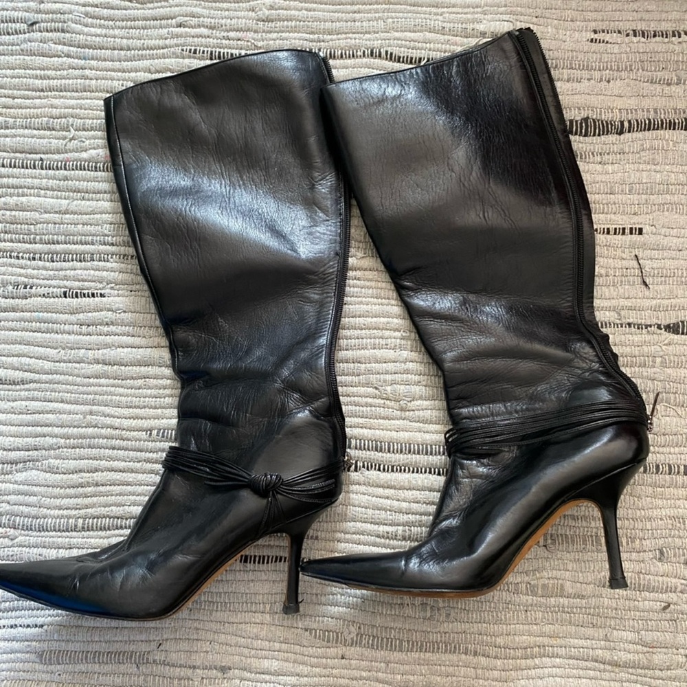 Authentic Jimmy Choo Leather Boots